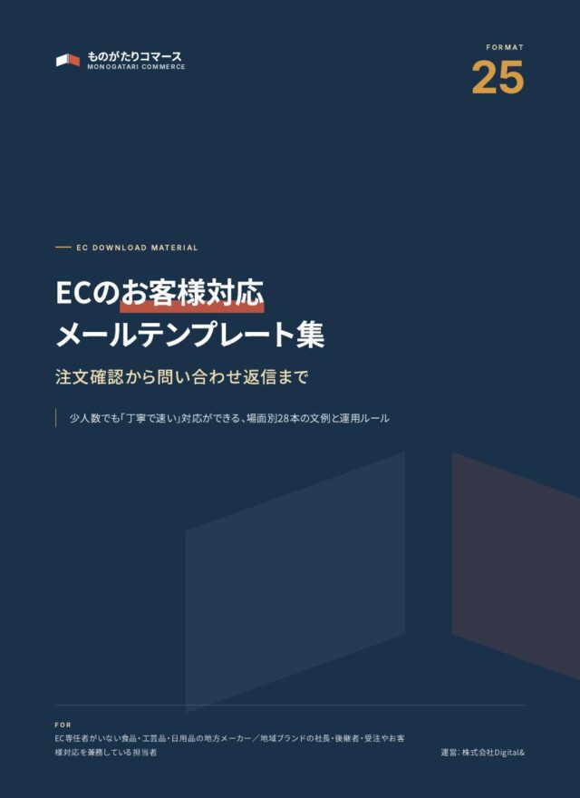 ECのお客様対応メール・返信テンプレート集