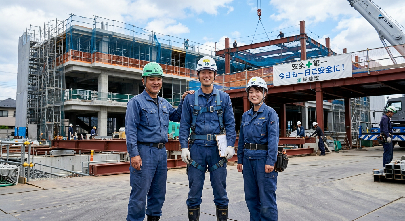 建設業の採用・定着を支援するサービス