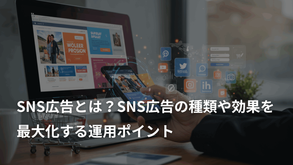 SNS広告とは？SNS広告の種類や効果を最大化する運用ポイントを徹底解説！