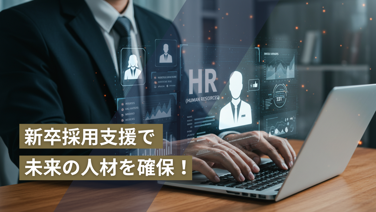 新卒採用支援　策定から実行支援までを一気通貫で